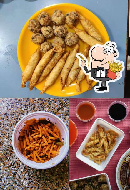 Taste chips at Mr Chow's
