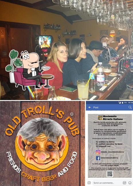 Gli interni di Old Troll's Pub