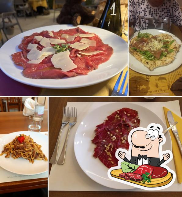 Carpaccio di manzo al Trattoria "La Vineria de Tarczal"