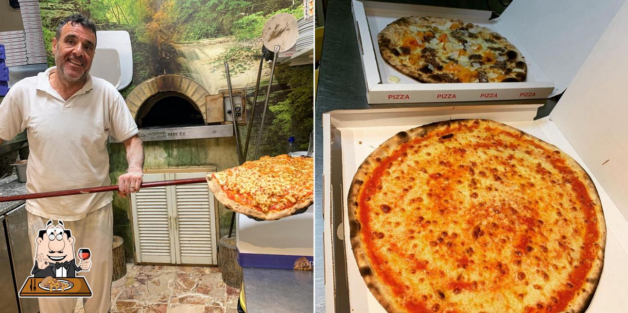 A Bar PizzeriaMac Allan, puoi ordinare una bella pizza