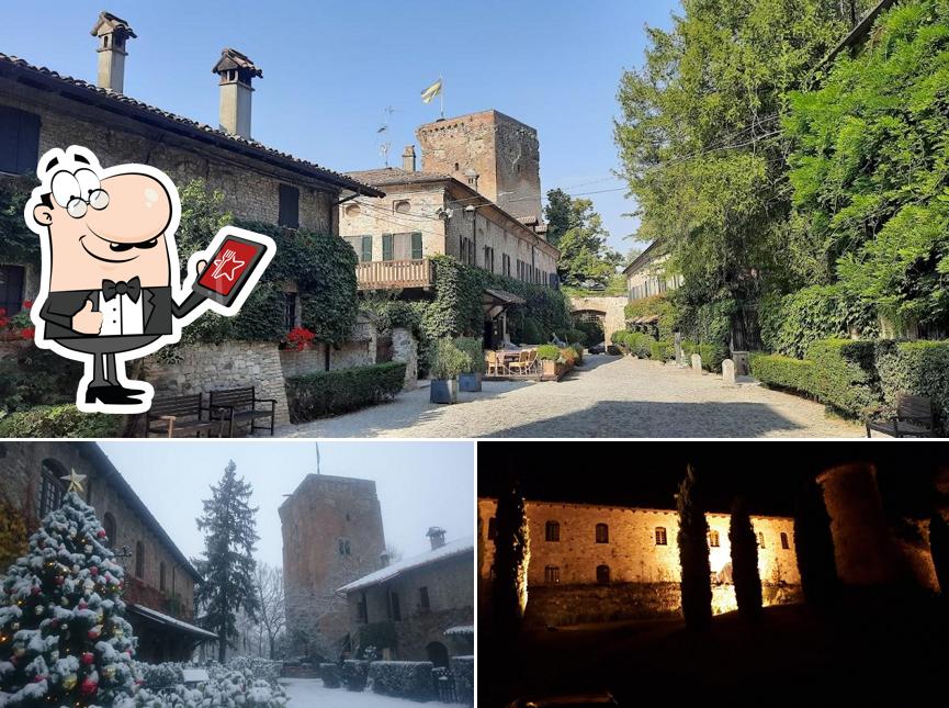 Goditi la vista dall'area esterna di Caffè di Rivalta