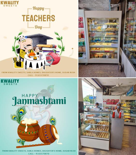 Food at Kwality Sweets