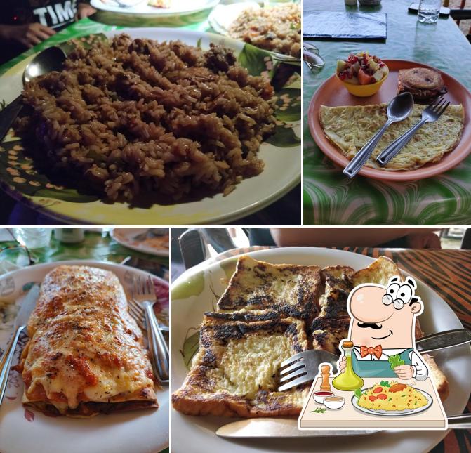 Food at Garden Cafe /Restaurant and Rooms