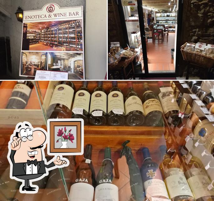 Gli interni di Enoteca e Wine Bar Casa Porciatti