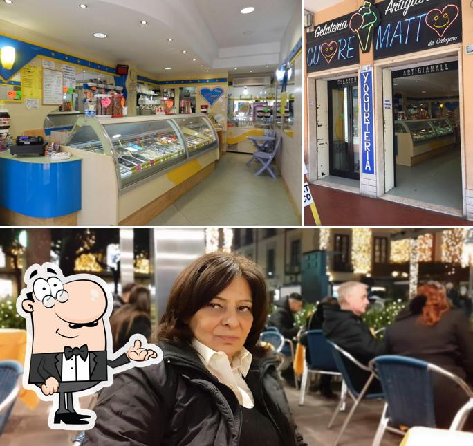 Gli interni di Gelateria Cuore Matto