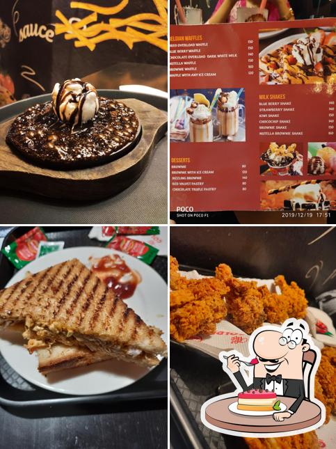 Golden Spoon, Eluru provides a selection of sweet dishes
