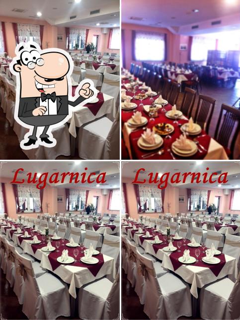 Gli interni di LUGARNICA Restaurant&Rooms