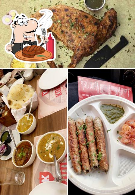 Order meat dishes at Karim's Amritsar