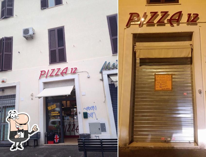 Gli interni di Pizza 12