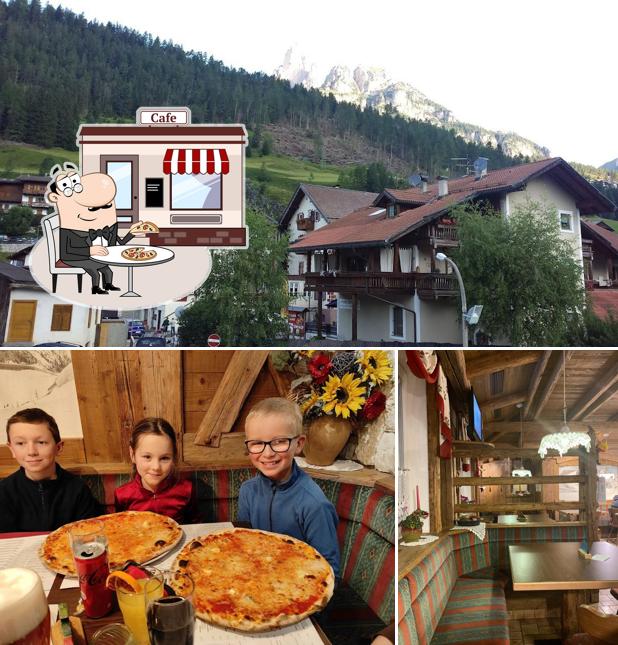 Goditi la vista dagli esterni di Pizzeria Salin