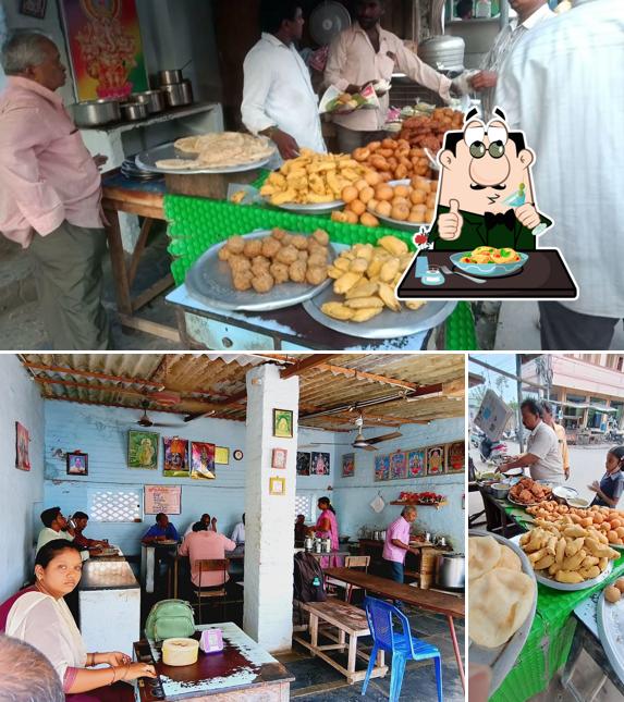 The picture of food and interior at Subbarao Hotel