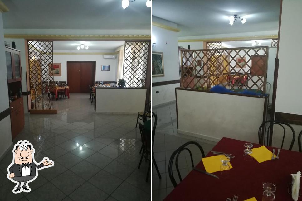 Gli interni di Trattoria Pizzeria " La Rotonda"