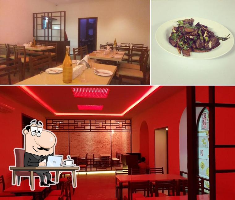 The interior of Sei Vui Restaurant