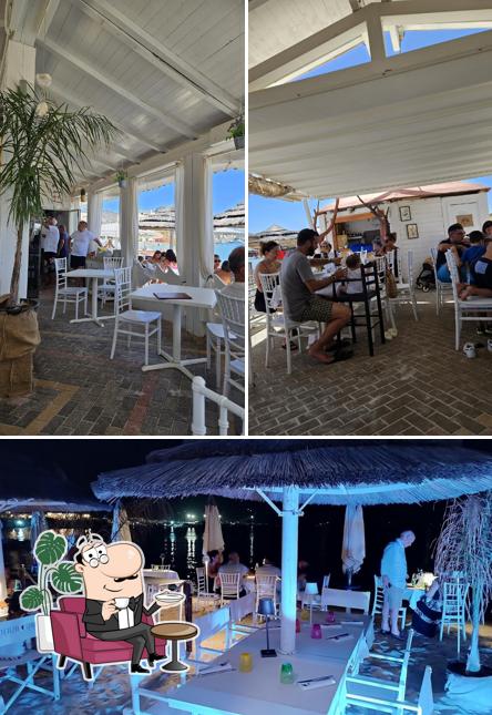 Gli interni di Terza Spiaggia Restaurant