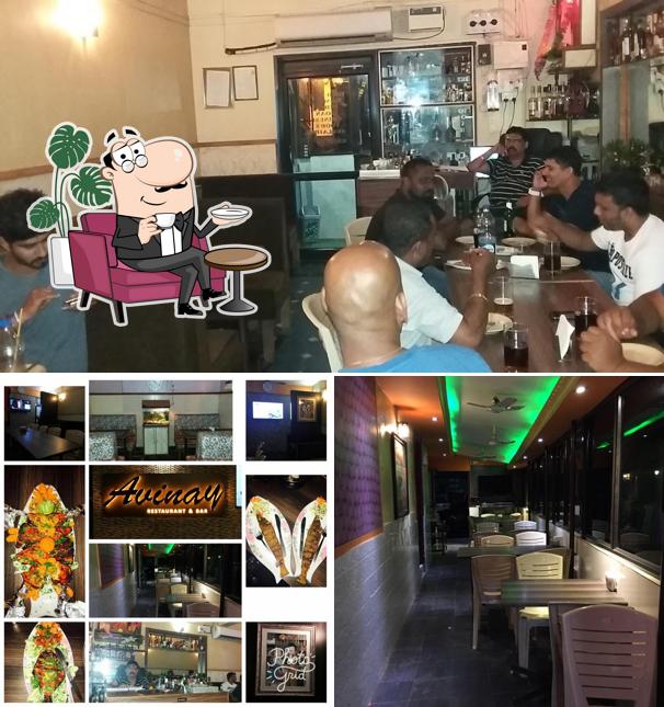 The interior of Avinay Bar & Restaurant