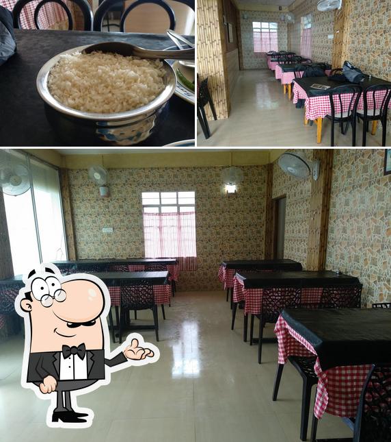 The interior of Dine - In Restaurant