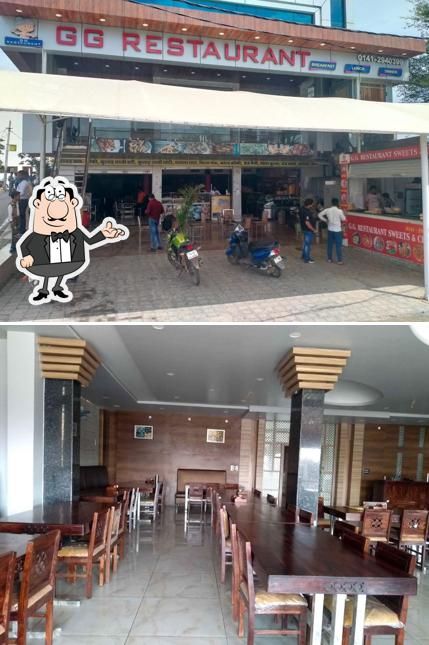 The interior of GG Restaurant & Sweets