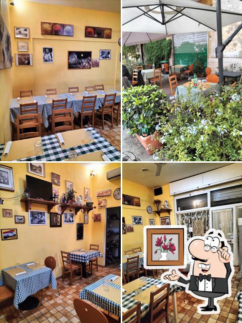 Gli interni di La Piccola Trattoria da Me Garbatella