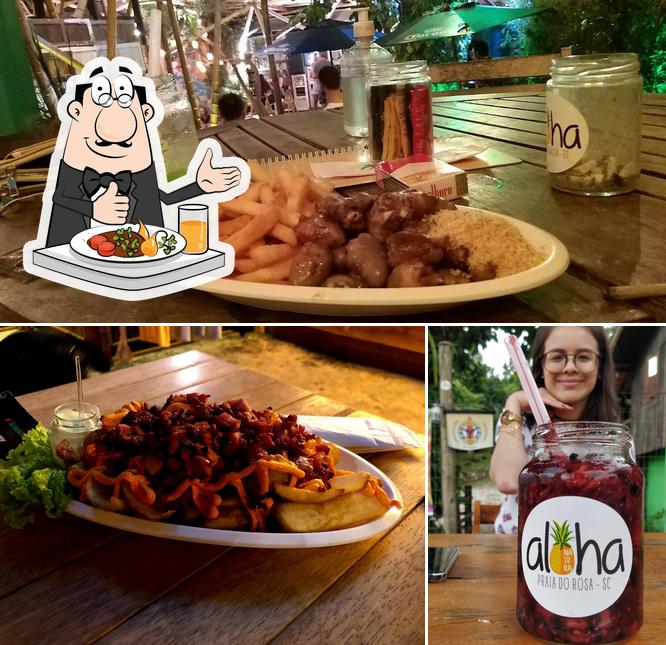 Comida em Aloha Bar - Praia do Rosa Sc