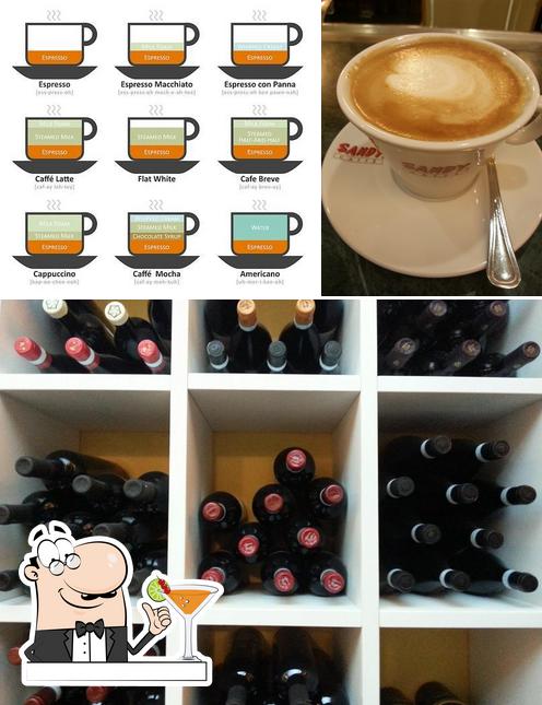 Prenditi un drink dal menu