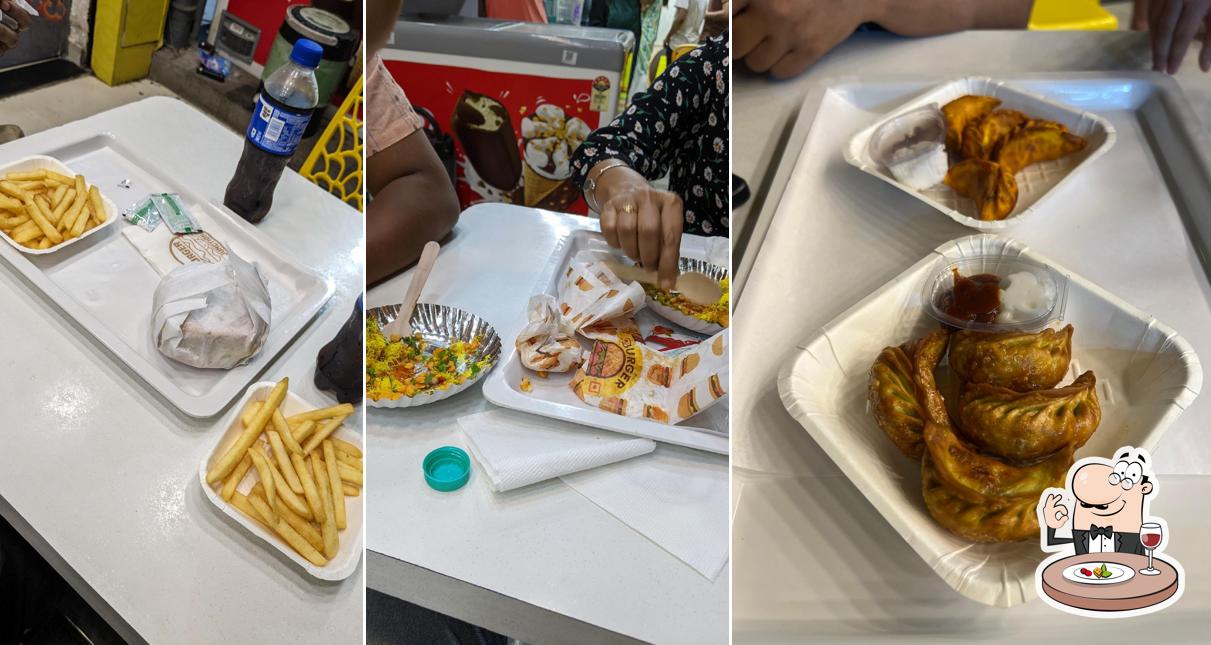 Food at Burger Junction desi taste