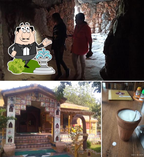 The restaurant's exterior and beverage