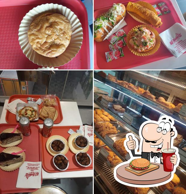 Order a burger at K.S. Bakers Nacharam