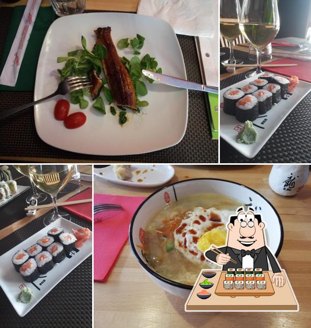 Ordina le diverse opzioni di sushi