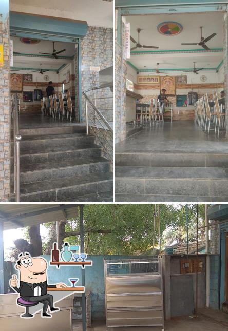 The interior of Sivagami Mess Hotel