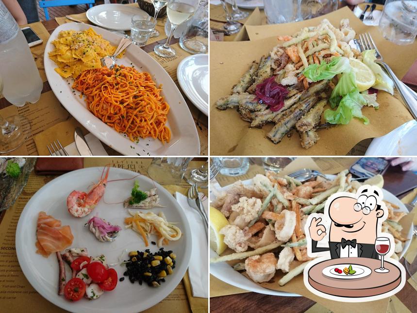 Cibo al taverna A Pesci in Faccia