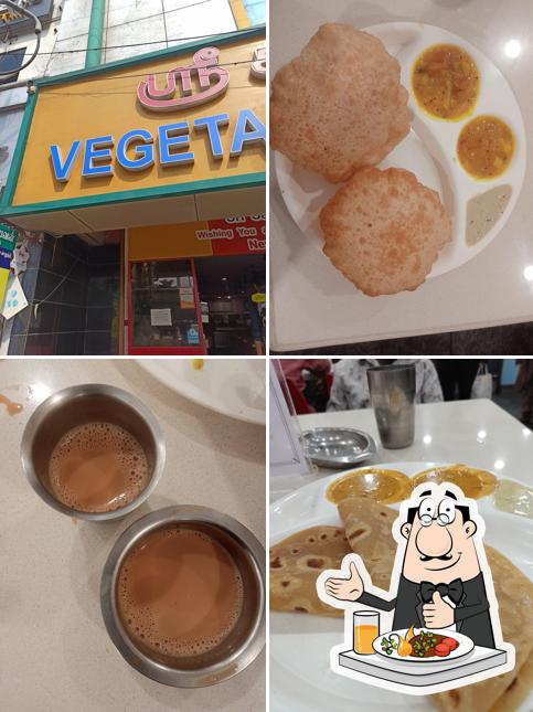 Food at Sri Saravana Bhavan