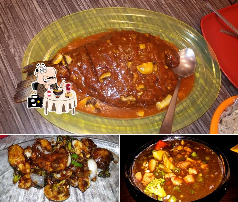 Food at New Garam Masala Restaurant
