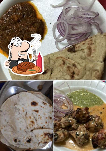 Labbaik Chicken Corner serves meat dishes