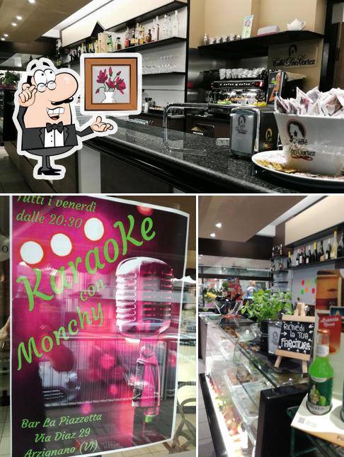 Gli interni di Bar La Piazzetta