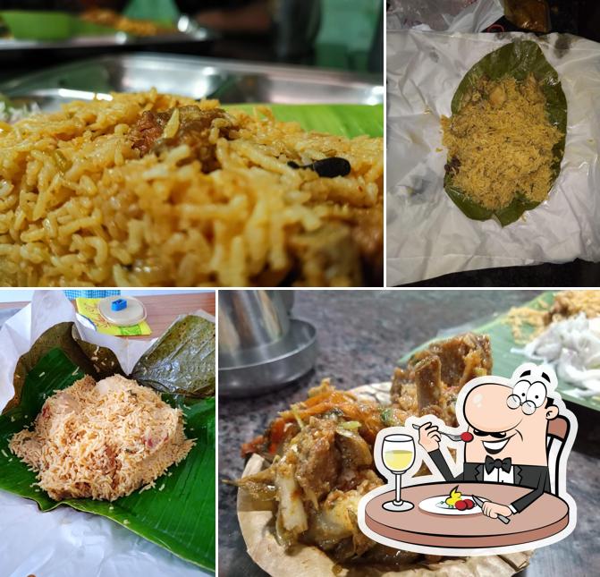 Meals at J. A. Arcot Biryani Hotel (since 1990)