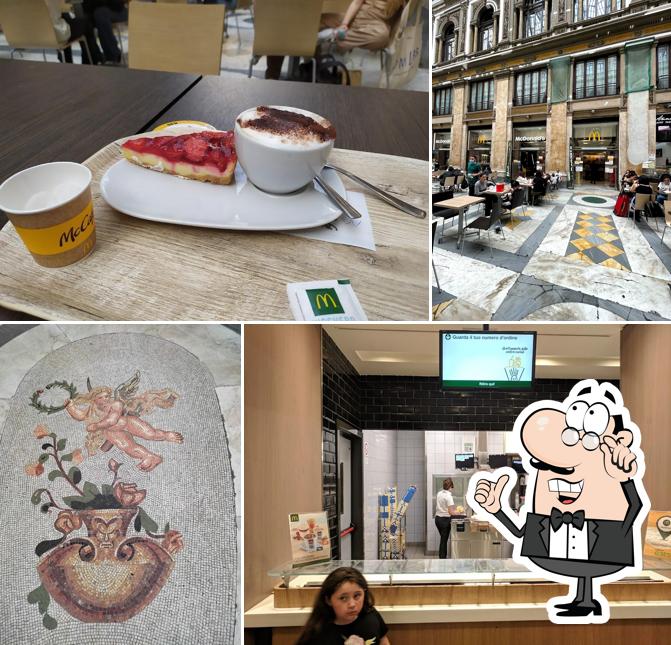 Dai un'occhiata agli interni di McDonald's Galleria Umberto I