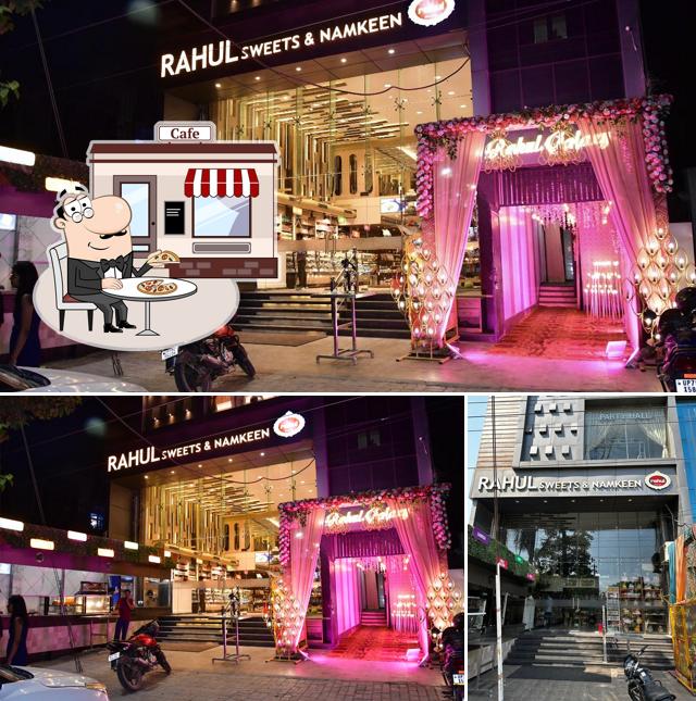 The exterior of Rahul Sweets Panki Kanpur Restaurant in Panki