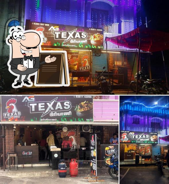 The exterior of AG Texas Briyani restaurant