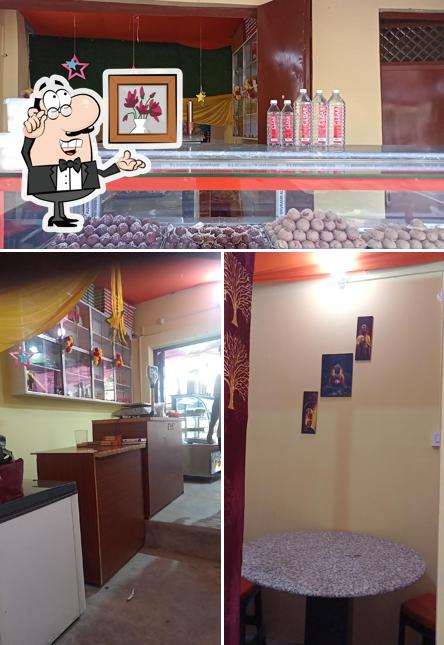 The interior of Arnav Pizza & Sweets Center