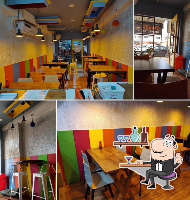 The interior of Bombay Sandwich
