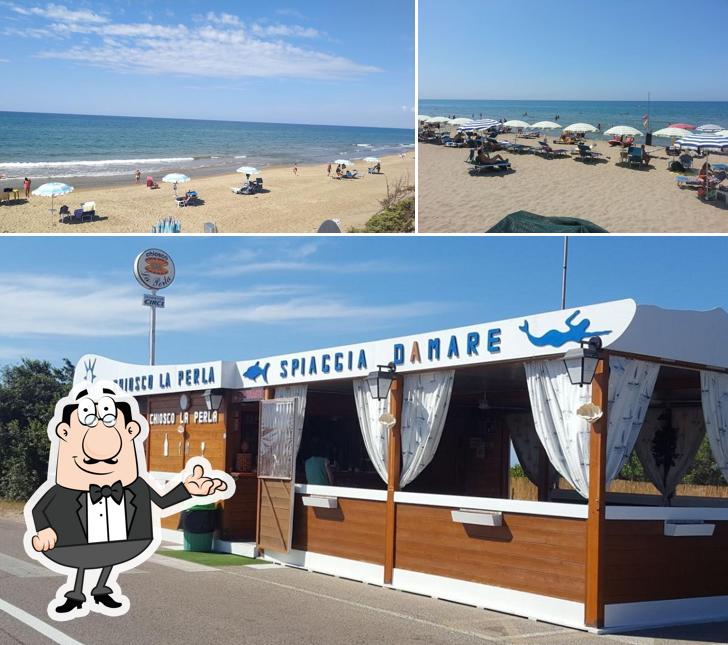 Gli interni di Chiosco La Perla