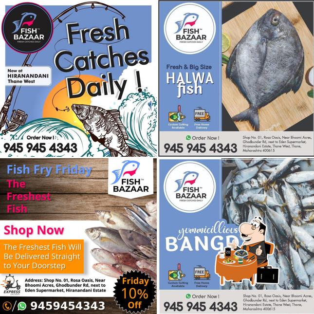 Mussels at Fish Bazaar - Fresh Fish in Thane, Kolshet ,Hiranandani, Brahmand