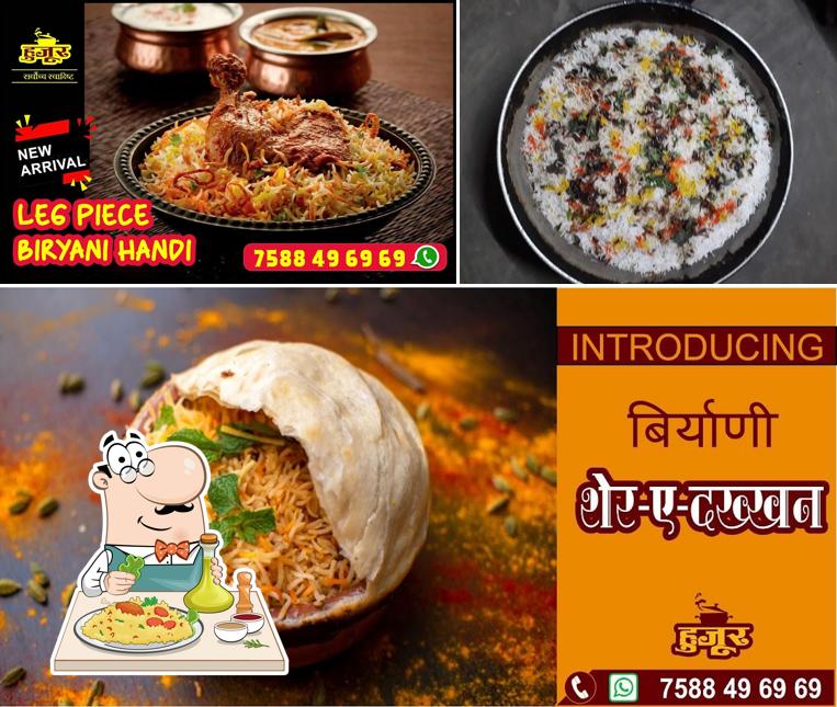 Meals at Huzoor Biryani