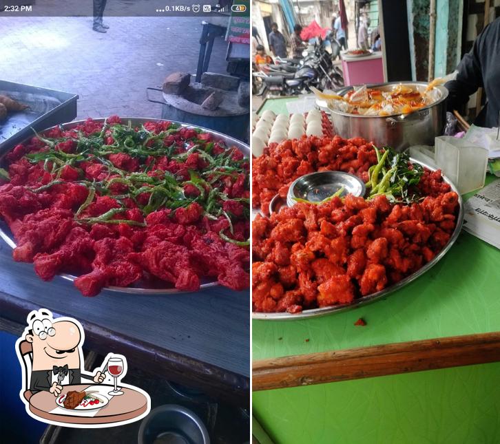 Get meat meals at ILAHI HOTEL