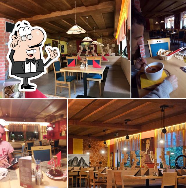 Gli interni di Pizzeria Edelweiss
