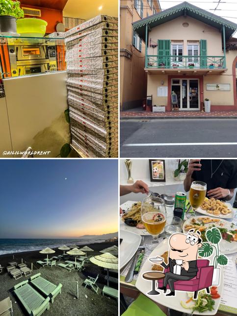 Gli interni di Pizzeria Il Cappero