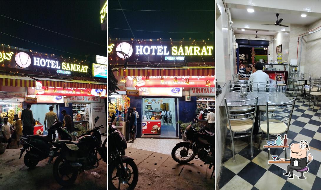 The interior of SAMRAT HOTEL VEG