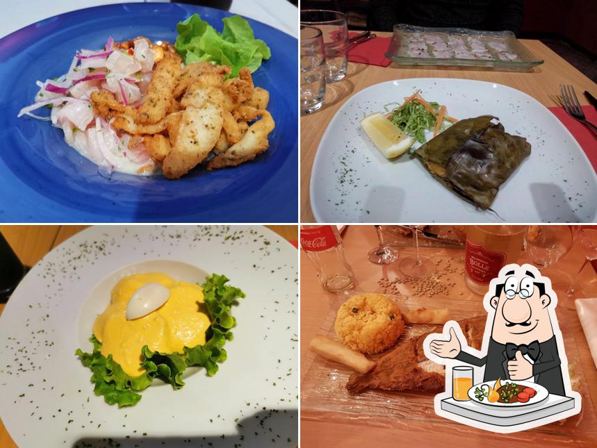 Platti al Ristorante Mi Rico Perù