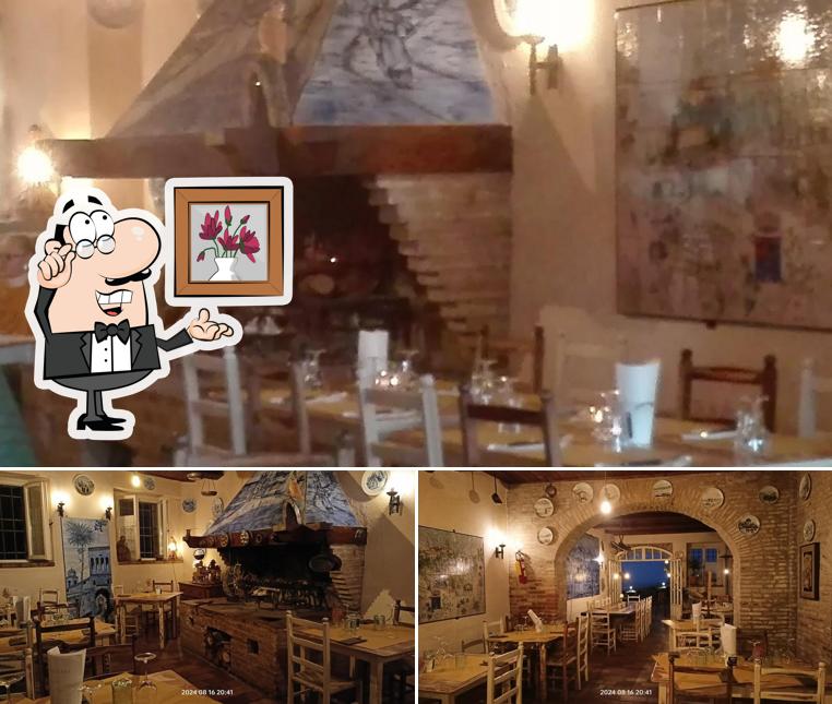 Gli interni di Osteria Gatta e Gazzoia