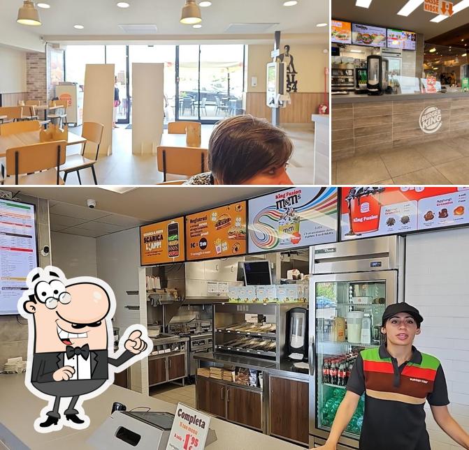 Dai un'occhiata agli interni di Burger King